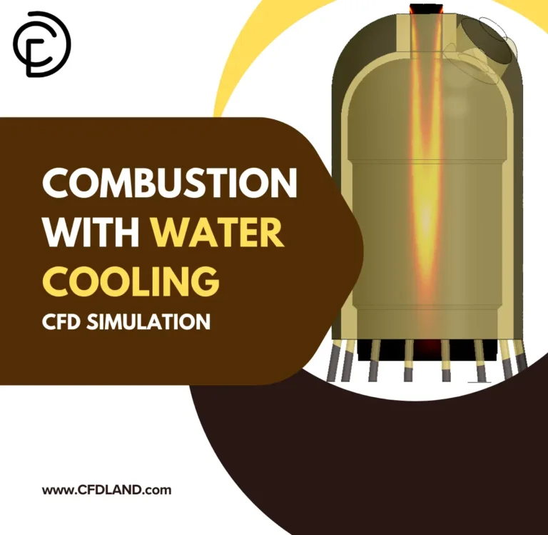 Combustion with Water Cooling CFD Simulation - ANSYS Fluent Tutorial