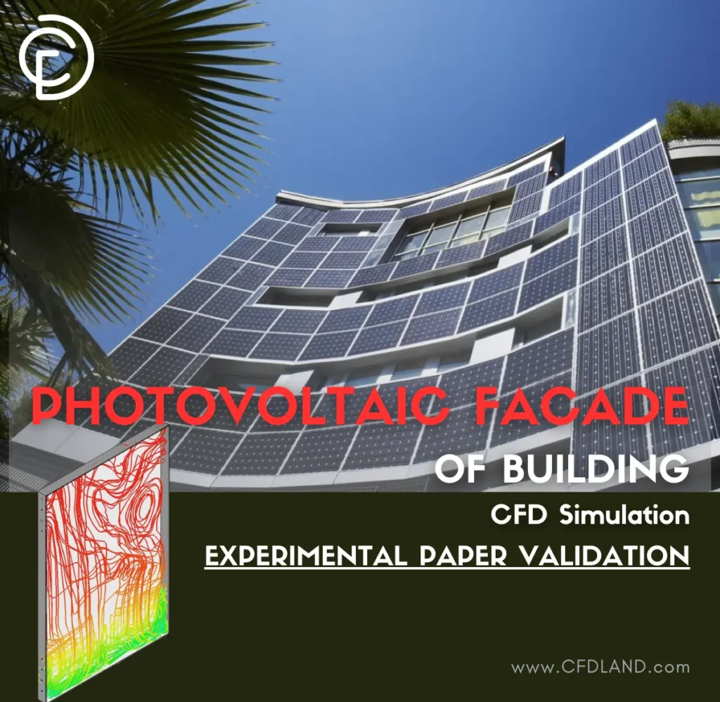 Photovoltaic Facade of Building CFD Simulation - Experimental Paper Validation