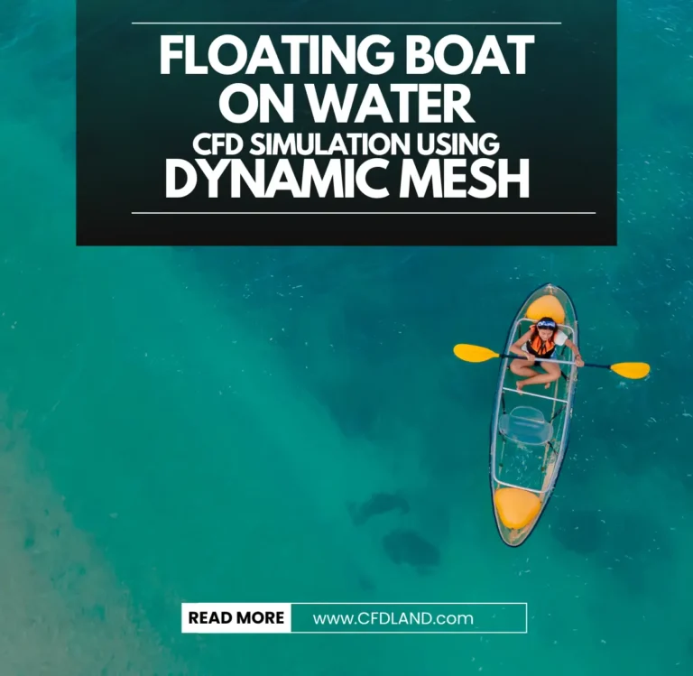 Floating Boat on Water CFD Simulation Using Dynamic Mesh - ANSYS Fluent Tutorial