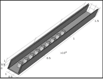 Pin Fin In Microchannel CFD Simulation - Numerical Paper Validation