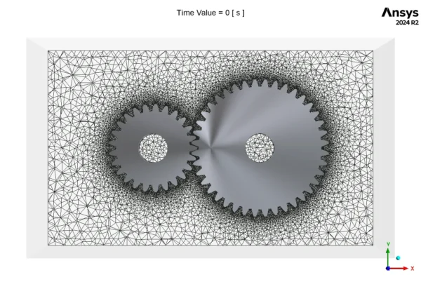 Gear Box Lubrication CFD Simulation Using Dynamic Mesh - ANSYS Fluent Tutorial