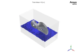 Gear Box Lubrication CFD Simulation Using Dynamic Mesh - ANSYS Fluent Tutorial