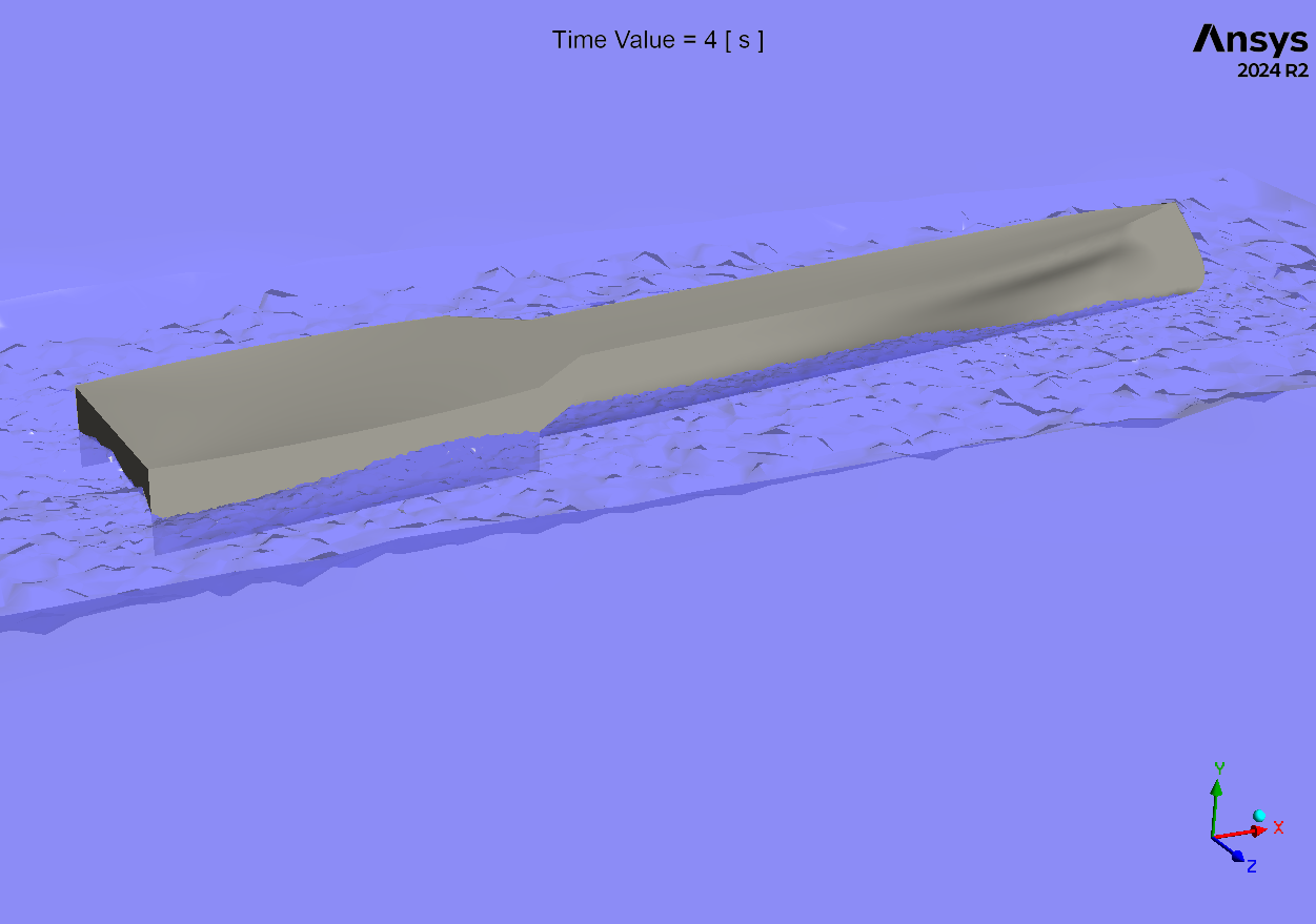 Floating Boat on Water CFD Simulation Using Dynamic Mesh - ANSYS Fluent Tutorial