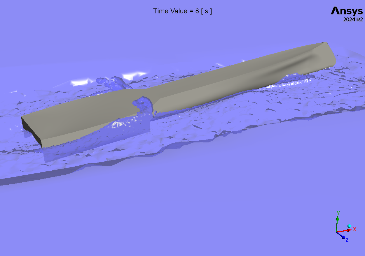 Floating Boat on Water CFD Simulation Using Dynamic Mesh - ANSYS Fluent Tutorial