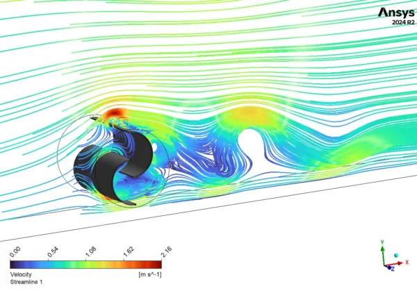 Hydraulic Savonius Turbine Multiphase CFD Simulation - ANSYS Fluent Tutorial
