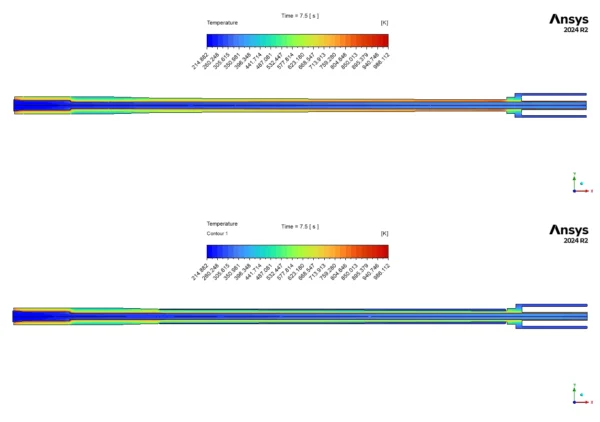 Gun Barrel Cooling CFD Simulation With Pressure Pulses - ANSYS Fluent Tutorial