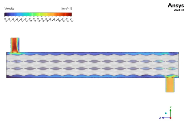 Twisted Tubes in Heat Exchanger CFD Simulation - Numerical Paper Validation