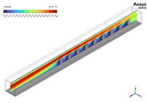 Pin Fin In Microchannel CFD Simulation - Numerical Paper Validation