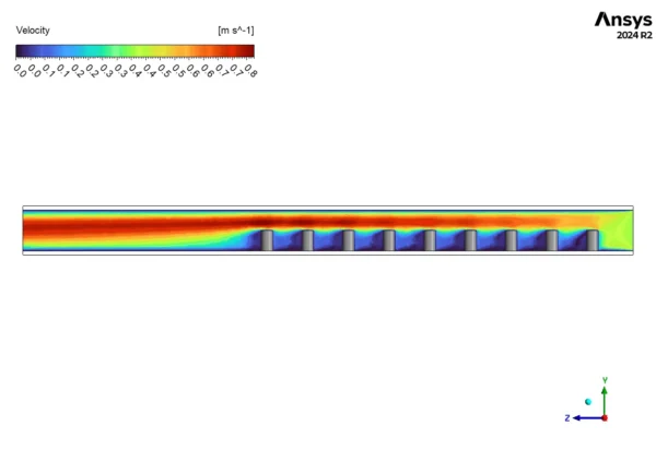 Pin Fin In Microchannel CFD Simulation - Numerical Paper Validation