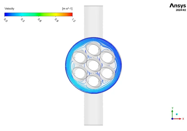 Twisted Tubes in Heat Exchanger CFD Simulation - Numerical Paper Validation