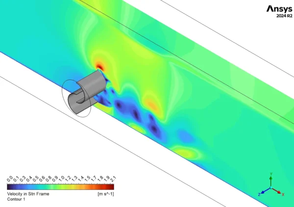 Hydraulic Savonius Turbine Multiphase CFD Simulation - ANSYS Fluent Tutorial