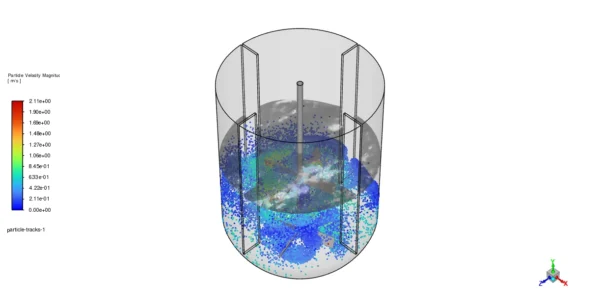 Particle Mixing CFD: A DDPM Fluent Tutorial for Mixer Tank Simulation