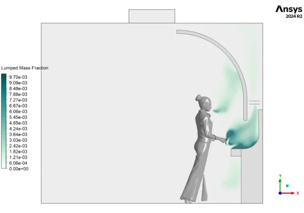 Smoking Room CFD Simulation Using Intake Fan - ANSYS Fluent Tutorial
