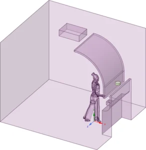 Smoking Room CFD Simulation 