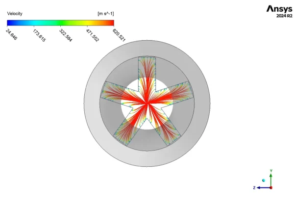 Solid Rocket Motor Internal Flow CFD: SRM Simulation in Fluent