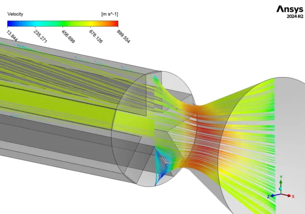 Solid Rocket Motor Internal Flow CFD: SRM Simulation in Fluent