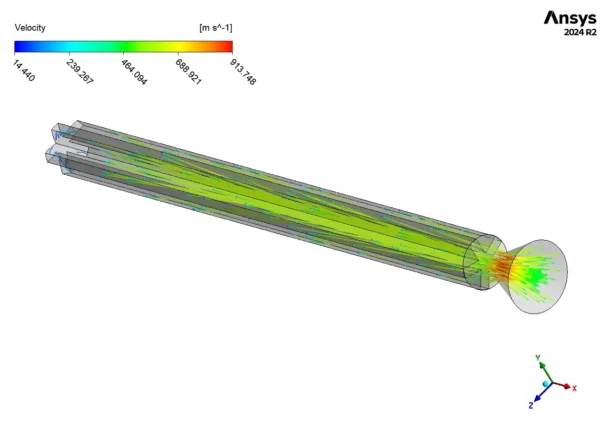Solid Rocket Motor Internal Flow CFD: SRM Simulation in Fluent