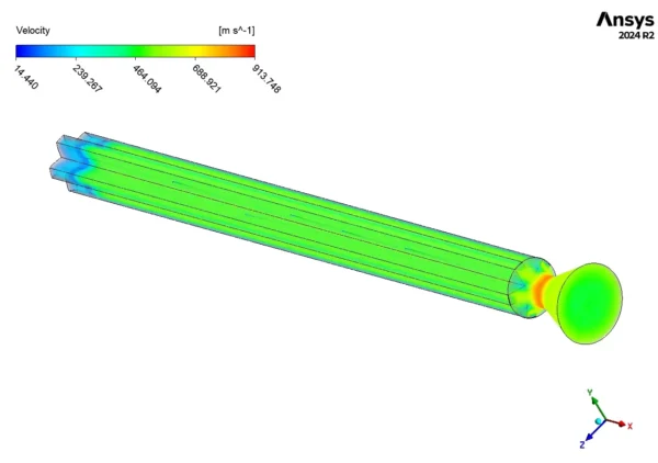 Solid Rocket Motor Internal Flow CFD: SRM Simulation in Fluent