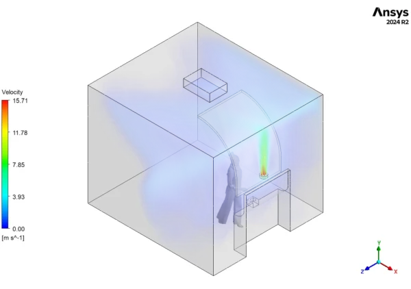 Smoking Room CFD Simulation Using Intake Fan - ANSYS Fluent Tutorial