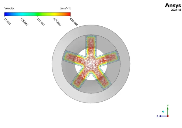 Solid Rocket Motor Internal Flow CFD: SRM Simulation in Fluent