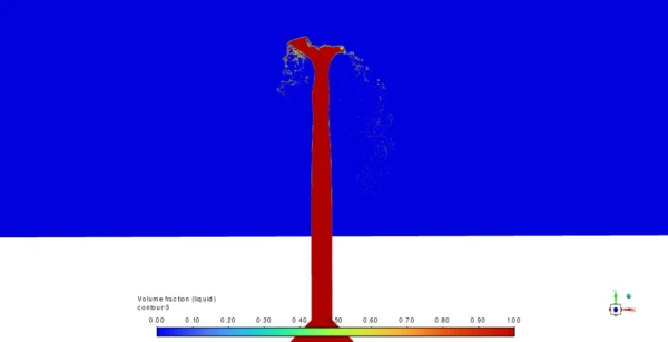 VOF to DPM, Water Jet Breakup CFD Simulation with ANSYS Fluent