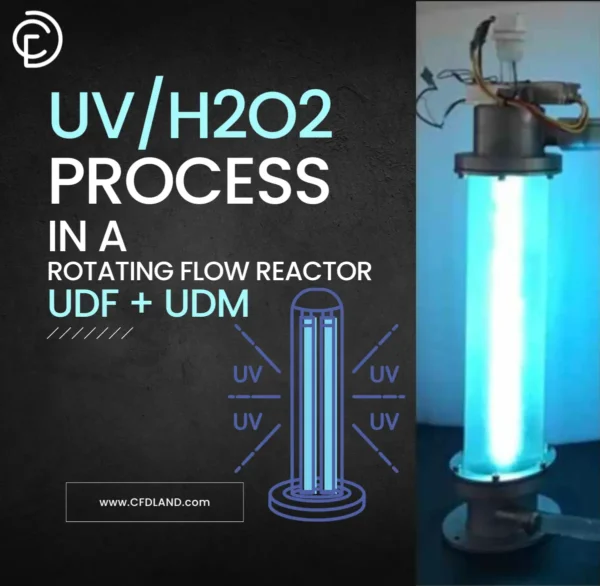 UV-H2O2 Process in a Rotating Flow Reactor CFD Simulation - UDF & UDM Fluent