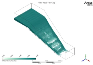 Stepped Converging Spillway CFD Analysis using ANSYS Fluent