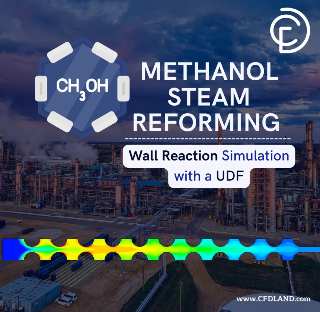 Methanol Steam Reforming CFD: A Wall Reaction Simulation with a UDF
