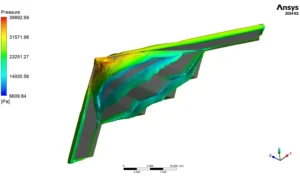 B-2 Spirit Aerodynamic CFD Simulation