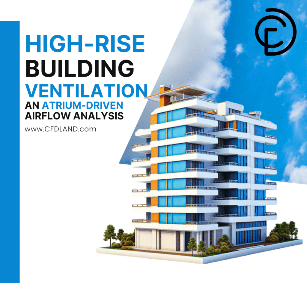 High-rise Building Ventilation CFD: An Atrium-Driven Airflow Analysis