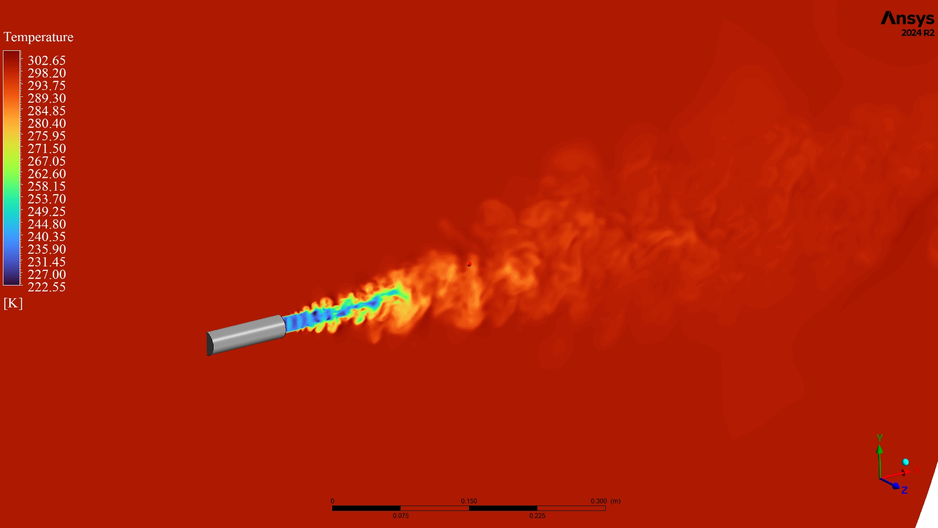 Supersonic Jet Flow LES CFD Simulation for Acoustic Analysis