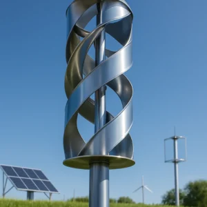 Gorlov Helical Vertical Axis Wind Turbine