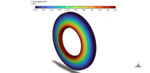 Transient Two-way FSI CFD Simulation of a Flexible Seal in a Pipe using Structure Module