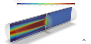 Transient Two-way FSI CFD Simulation of a Flexible Seal in a Pipe using Structure Module