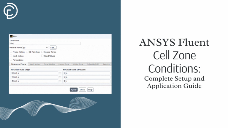 ANSYS Fluent Cell Zone Conditions: Complete Guide