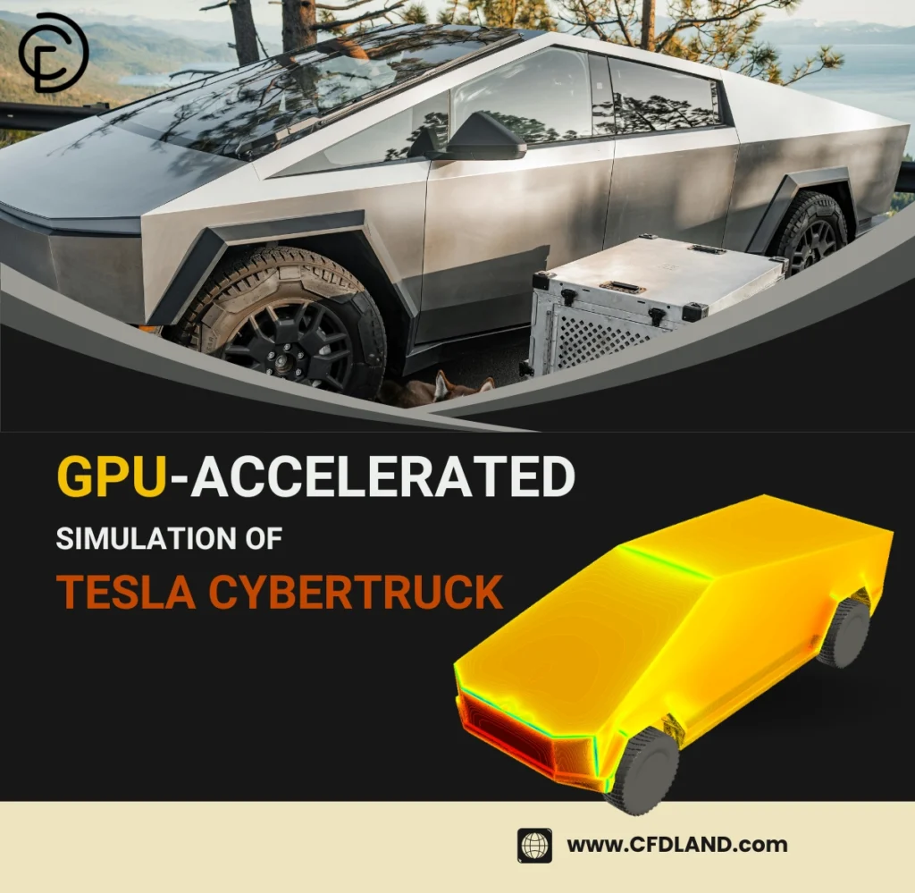 Fluent GPU-Accelerated Simulation of Tesla Cybertruck Aerodynamics