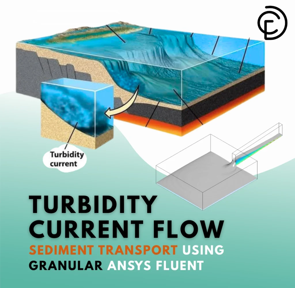 Turbidity Current Flow CFD: Analysis of Sediment Transport Using Granular ANSYS Fluent