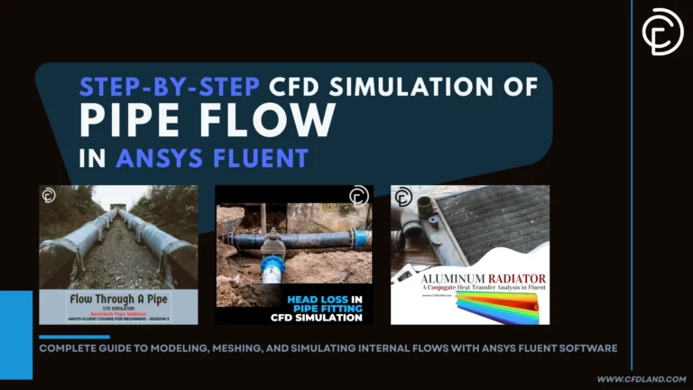 Step-by-Step CFD Simulation of Pipe Flow in ANSYS Fluent: Complete Internal Flow Tutorial