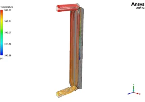 CFD Analysis of Transformer Radiator Cooling (ONAN): ANSYS Fluent Simulation of Air Natural Oil Natural System