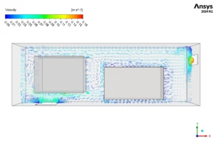 Wind Turbine Nacelle CFD Simulation: Thermal Analysis in ANSYS Fluent