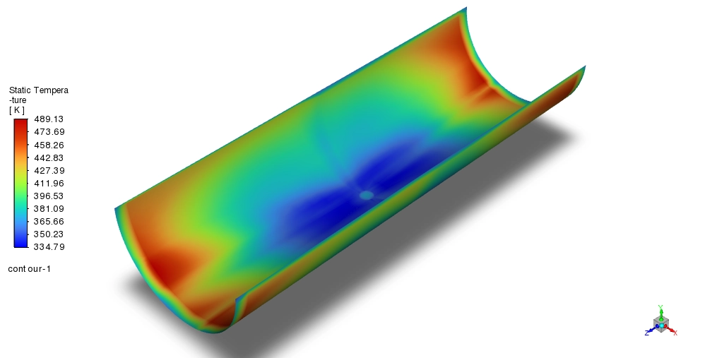 Impinging Jet on Concave Surface CFD Simulation: Fluent Heat Transfer Tutorial