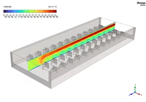 Triangular Shaped Pin Fins CFD Validation: Open Microchannel Heat Sinks in Fluent
