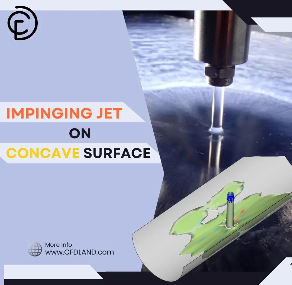 Impinging Jet on Concave Surface CFD Simulation: Fluent Heat Transfer Tutorial