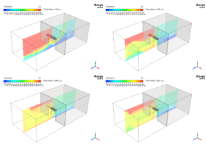 Air Curtain Performance CFD Simulation: ANSYS Fluent HVAC Tutorial