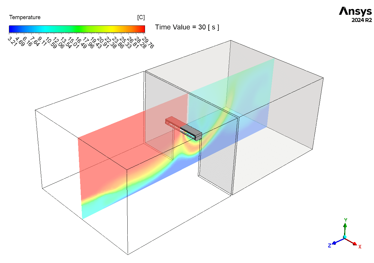 Air Curtain Performance CFD Simulation: ANSYS Fluent HVAC Tutorial