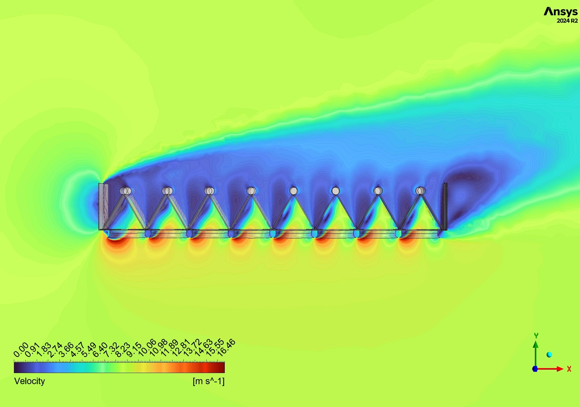Air-Cooled Steam Condenser CFD Simulation: ANSYS Fluent Thermal Analysis