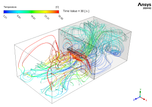 Air Curtain Performance CFD Simulation: ANSYS Fluent HVAC Tutorial