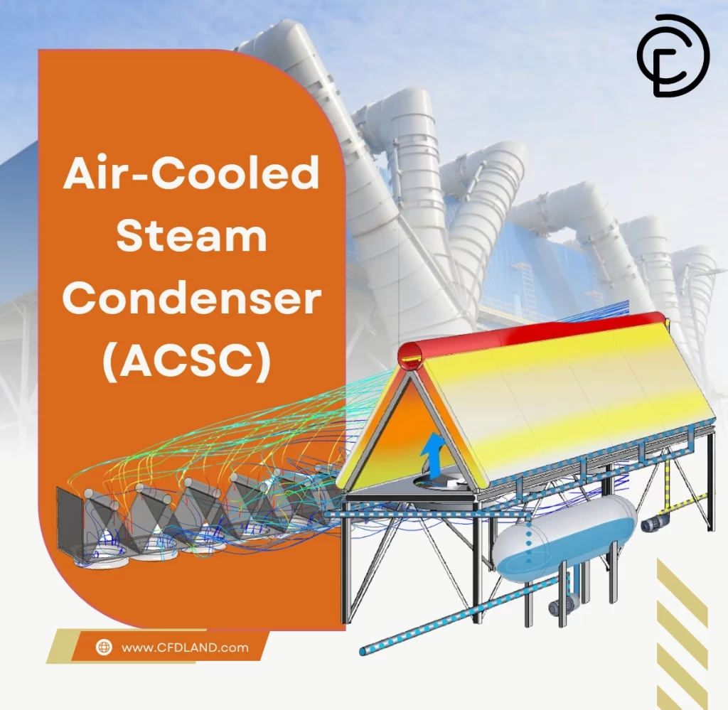 Air-Cooled Steam Condenser CFD Simulation: ANSYS Fluent Thermal Analysis