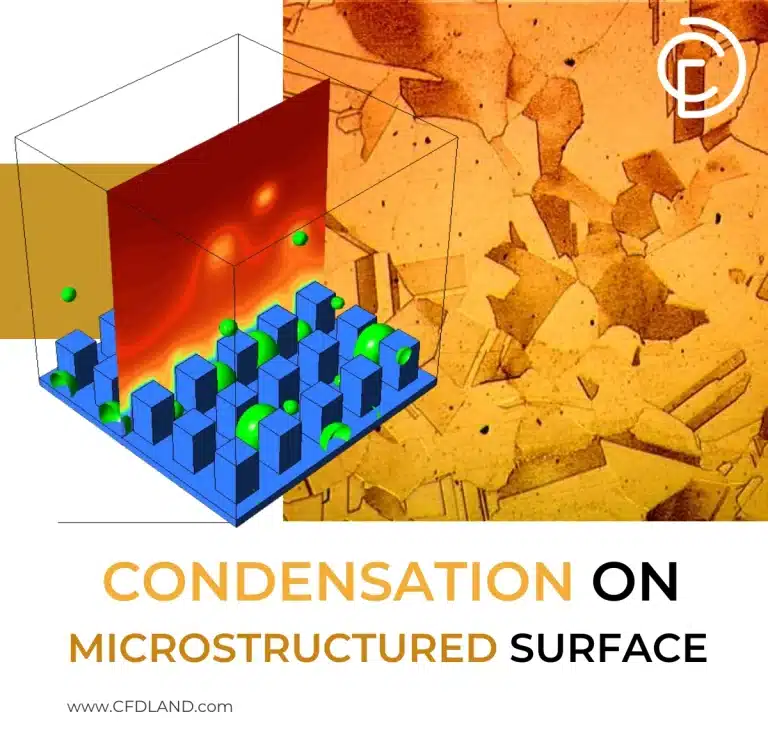 Condensation on Microstructured Surface CFD Simulation: ANSYS Fluent Validation
