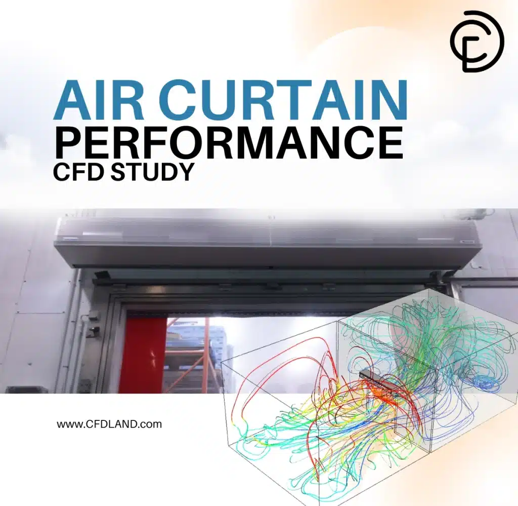 Air Curtain Performance CFD Simulation: ANSYS Fluent HVAC Tutorial